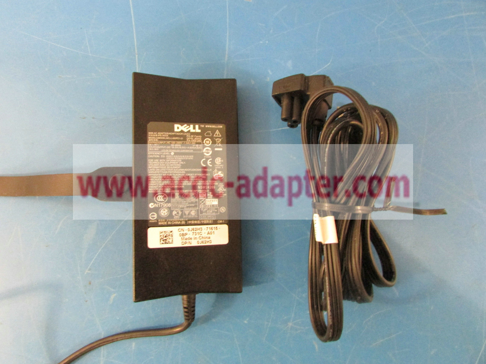 NEW Dell J62H3 90W-AC Power Supply Adapter 19.5V 4.62A LA90PE1-01